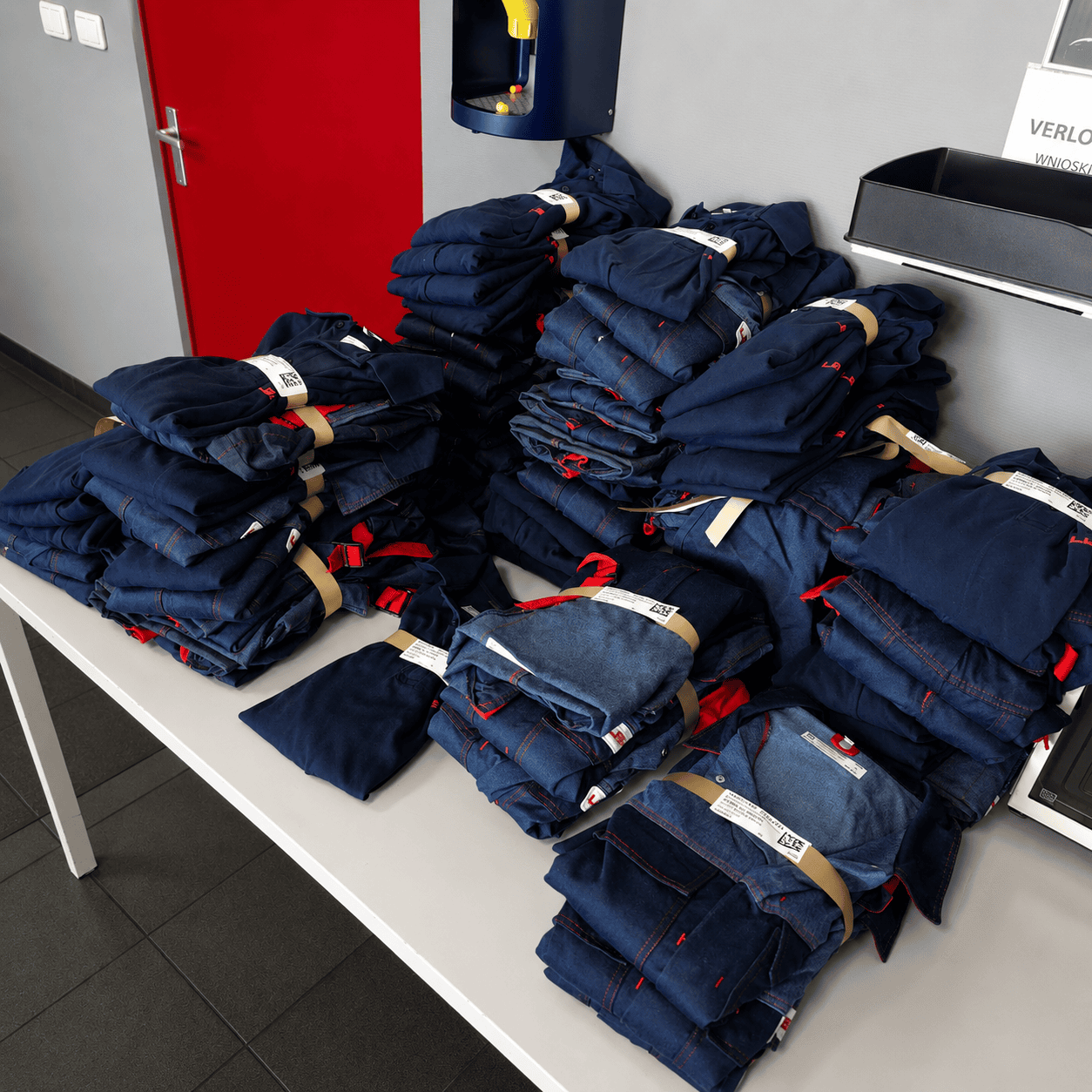 Nieuwe werkkleding Las-Pers
